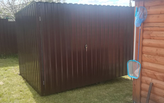 Металлический хозблок 3х2х2м